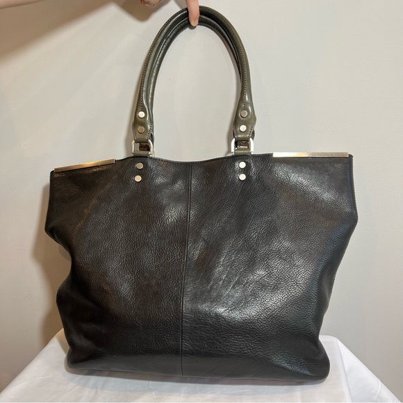 Cole Bags Cole Large Black Leather Tote Bag With